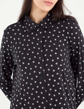Camisón Map estampado lunares