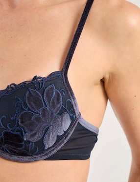 Brassiere balconette Map con copa para mujer