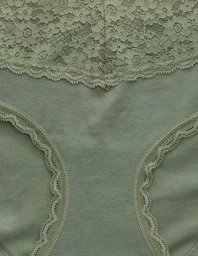 Hipster Aerie de algodón para mujer