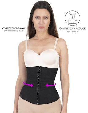Faja cinturilla Bellaform con compresión alta para mujer