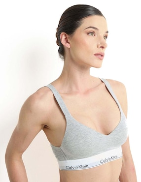 Brassiere demi Calvin Klein con copa para mujer