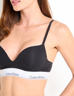 Brassiere plunge Calvin Klein con copa para mujer