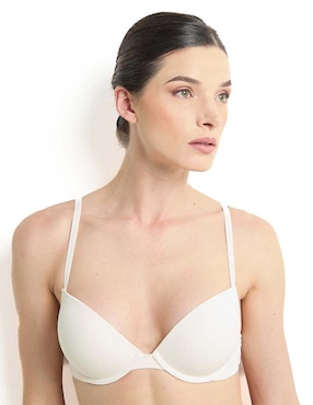 Brassiere demi Calvin Klein copa preformada para mujer