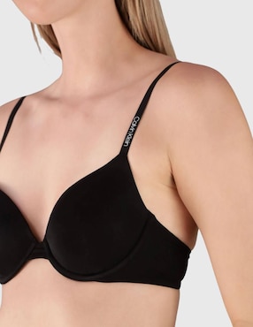 Brassiere demi Calvin Klein copa preformada para mujer
