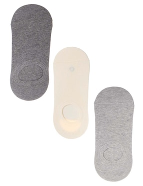 Set protector de pie Punto Blanco de algodón para mujer 3 pares
