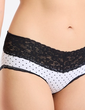 Hipster Aerie de algodón para mujer
