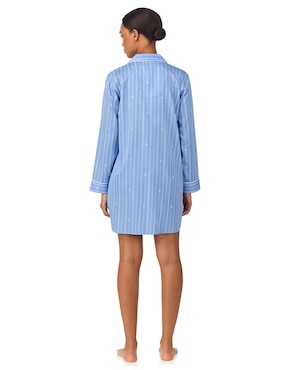 Camisón Ralph Lauren estampado a rayas de algodón