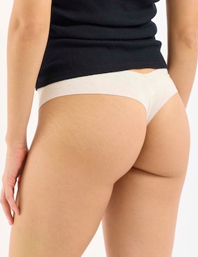 Tanga Aerie de algodón para mujer