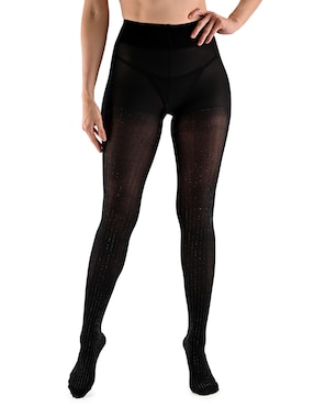Pantimedias Myst Fantasía estampado a rayas