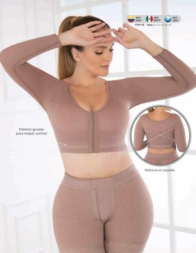 Faja tipo brassiere Fajate con compresión alta para mujer