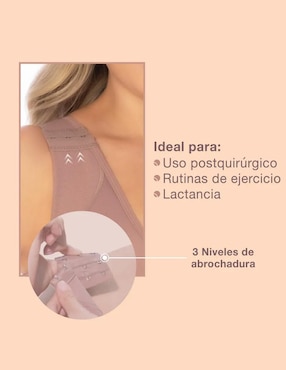 Faja tipo brassiere Fajate con compresión alta para mujer