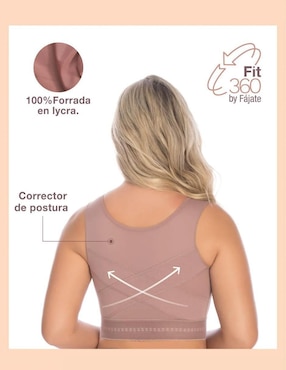 Faja tipo brassiere Fajate con compresión alta para mujer