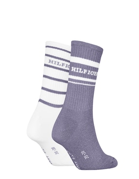Calcetín Tommy Hilfiger de algodón para mujer 2 pares
