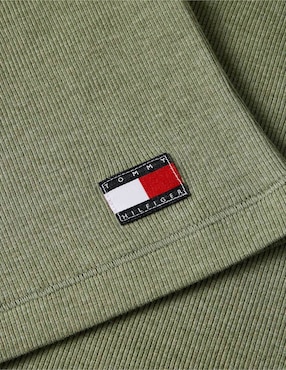 Playera manga larga Tommy Hilfiger cuello redondo para mujer