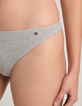 Set tanga Tommy Hilfiger de algodón para mujer