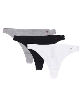 Set tanga Tommy Hilfiger de algodón para mujer
