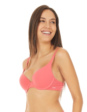 Set brassiere T-shirt bra skiny con copa para mujer