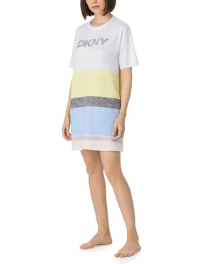 Camisón DKNY estampado a rayas