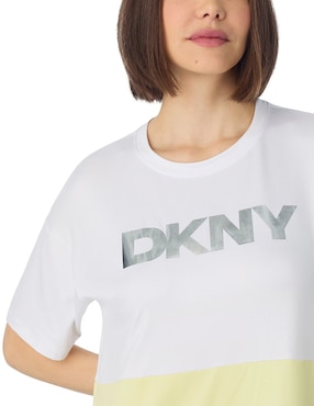Camisón DKNY estampado a rayas
