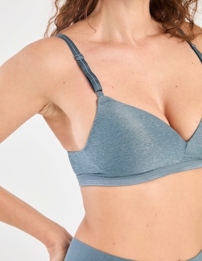 Brassiere plunge Warner's copa preformada para mujer