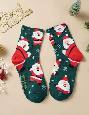 Set de calcetín navideño Muytu para mujer 4 pares