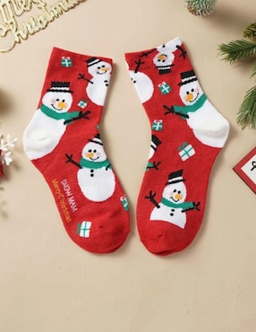 Set de calcetín navideño Muytu para mujer 4 pares