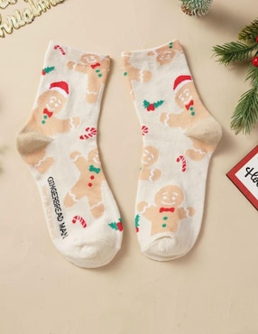 Set de calcetín navideño Muytu para mujer 4 pares
