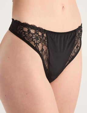 Tanga Map de algodón para mujer