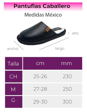 Pantufla Map para mujer