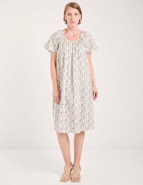 Camisón LIeb estampado floral de algodón