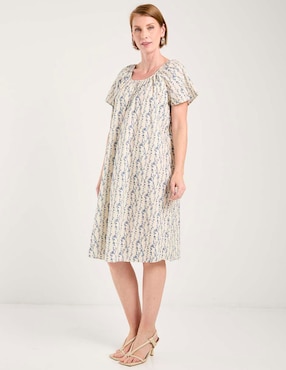 Camisón LIeb estampado floral de algodón