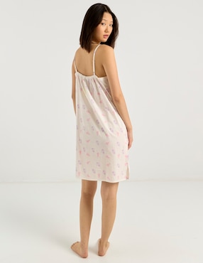 Camisón That's It estampado gráfico de algodón