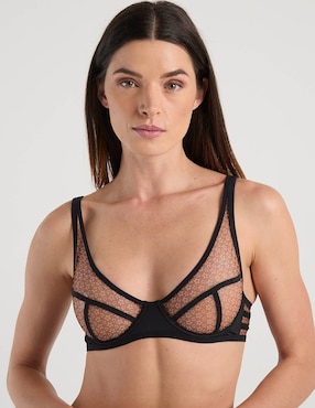 Brassiere demi Map para mujer