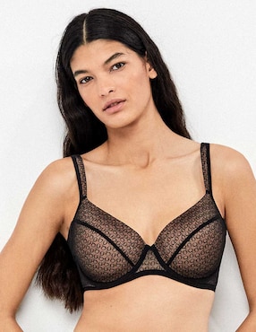 T-shirt bra Map con copa para mujer