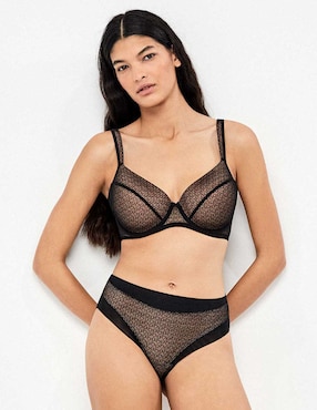 T-shirt bra Map con copa para mujer