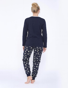 Conjunto pijama Muydemi Flores para mujer