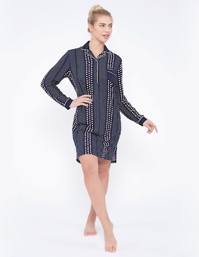 Camisón Muydemi estampado lunares