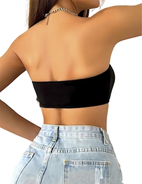 Brassiere strapless Femica media copa para mujer