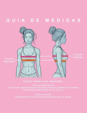 Brassiere escote profundo Vicky Form con copa para mujer