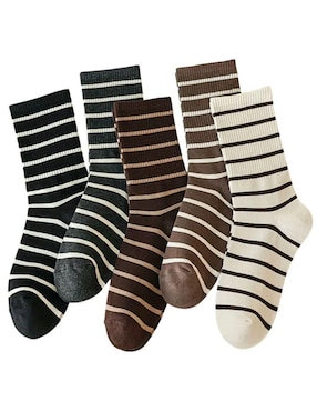 Set calcetín Muytu de algodón para mujer 5 pares