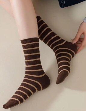 Set calcetín Muytu de algodón para mujer 5 pares