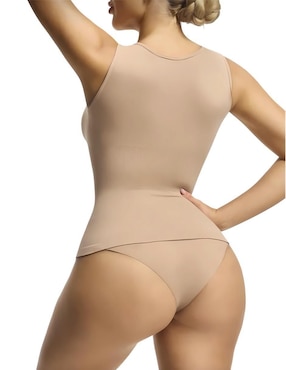 Camiseta tipo faja Shapely con compresión media para mujer