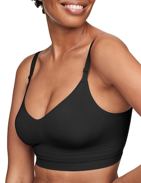 Brassiere bralette Warner's copa preformada para mujer