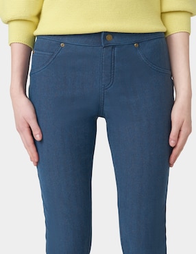 Legging Hue a la cintura con botón para mujer