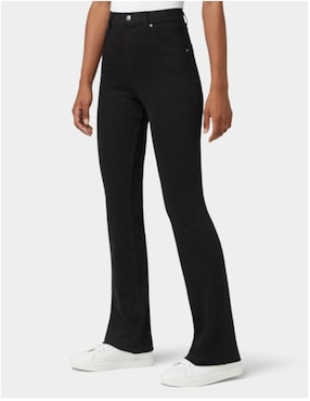 Legging HUE a la cintura con botón para mujer