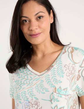 Camisón Liz Claiborne estampado floral