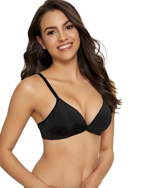 Brassiere corrector Hanna White media copa seamless para mujer