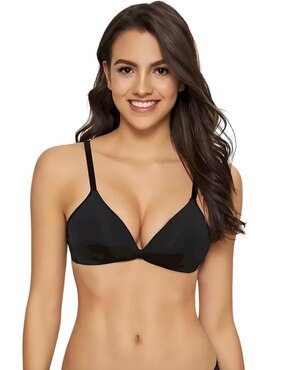 Brassiere corrector Hanna White media copa seamless para mujer