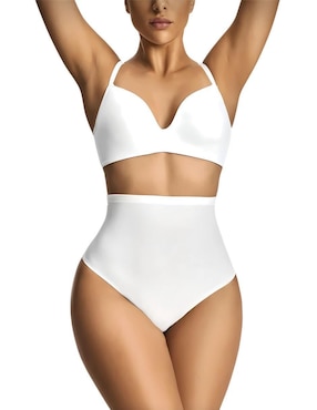 Faja tipo panty Shapely con compresión media para mujer