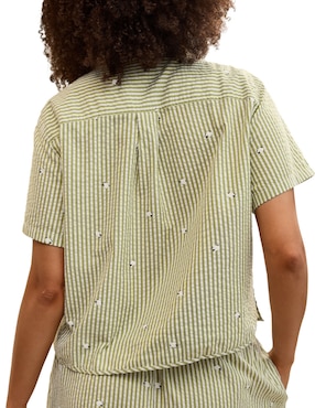 Playera pijama Aerie a rayas para mujer